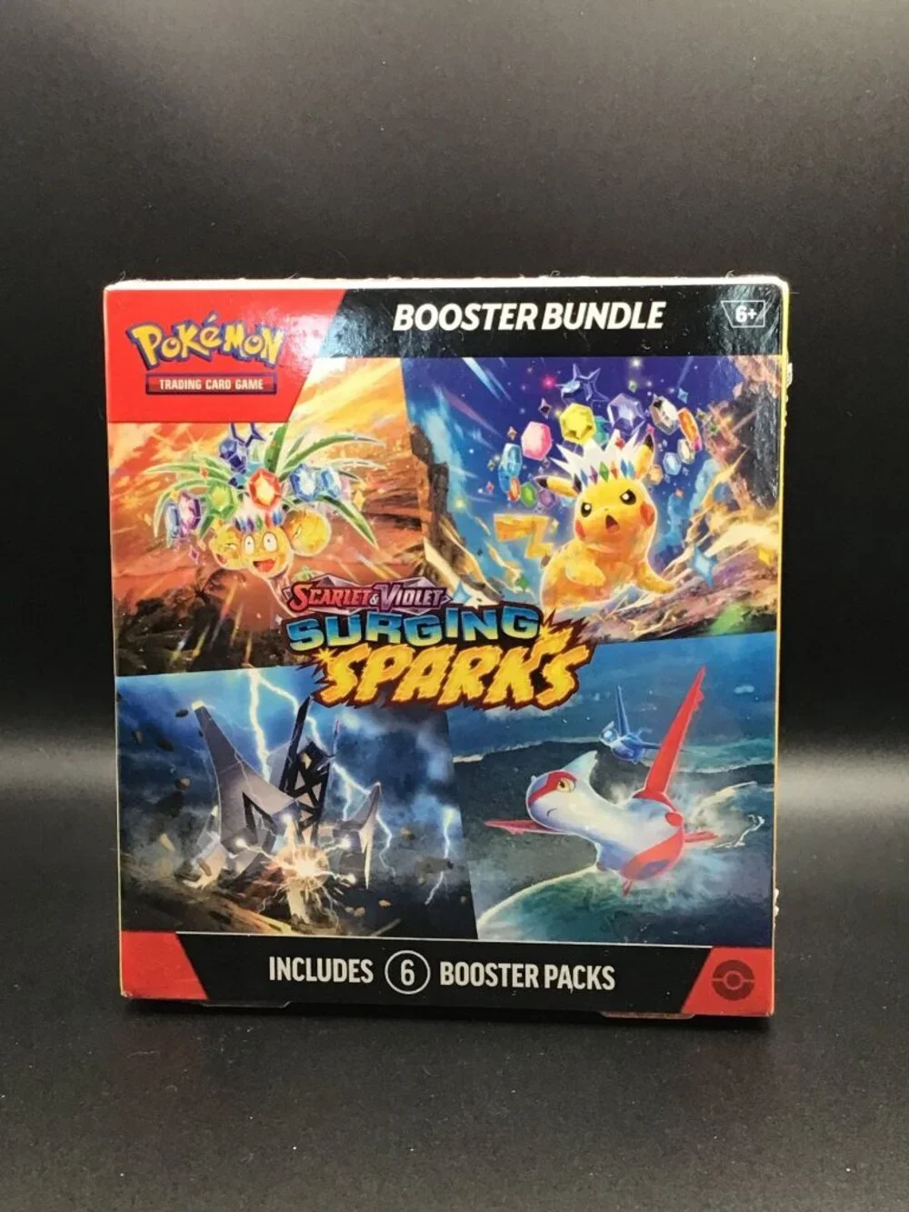 Pokemon TCG Surging Sparks Booster Bundle Factory Sealed 6 Packs New Sealed